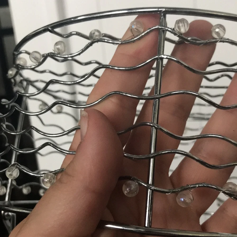 Chrome Vanity Organizer